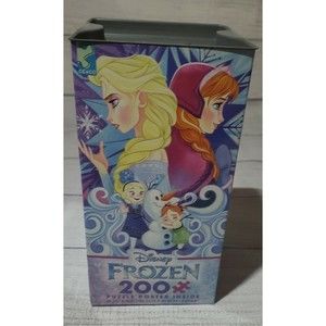 Disney Frozen Ceaco 200pc Puzzle w/Full Size Poster NEW IN BOX Anna Elsa Olaf